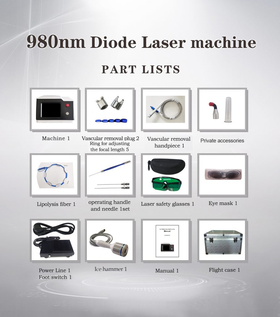 980nm 3 in 1 Endo laser Lipolysis