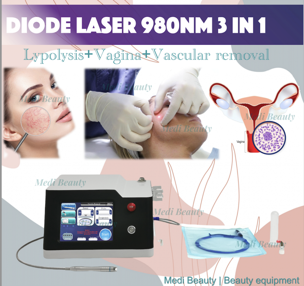 980nm 3 in 1 lift laser