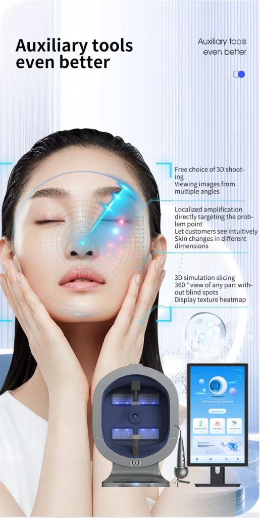 MEDI BEAUTY 3D AI Skin Image Analyzer Hair detector